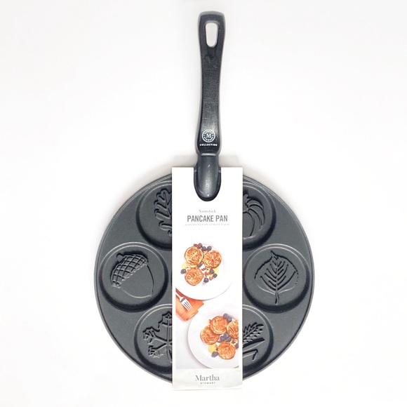 Martha Stewart Pancake Pan Mini Leaf Shapes Non Stick NEW - Picture 2 of 5